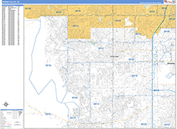 Spring Valley Wall Map Basic Style 2026